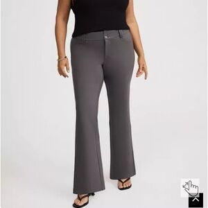 Studio by Torrid High-Rise Trouser Boot-Cut Pant